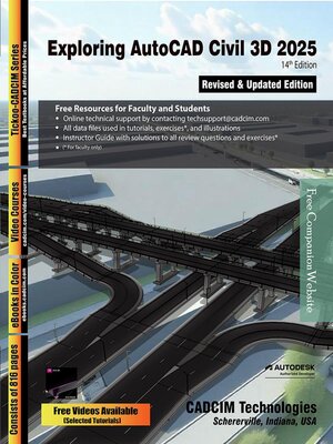 cover image of Exploring AutoCAD Civil 3D 2025, 1